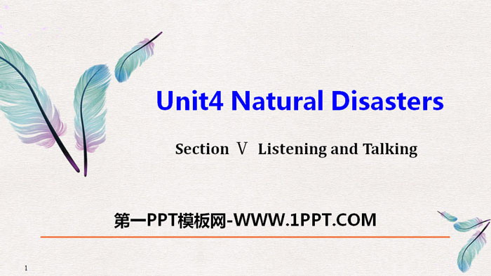 《Natural Disasters》Listening and Talking PPT