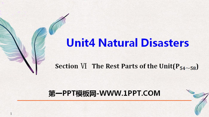 《Natural Disasters》The Rest Parts of the Unit PPT