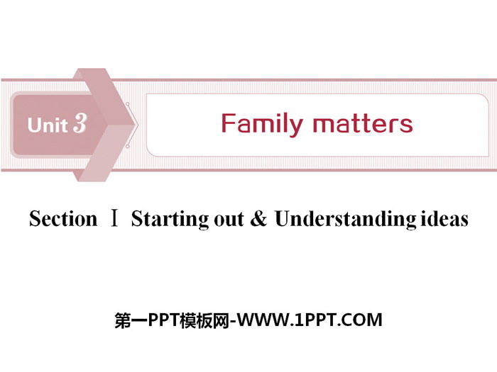 《Family matters》Section ⅠPPT下载