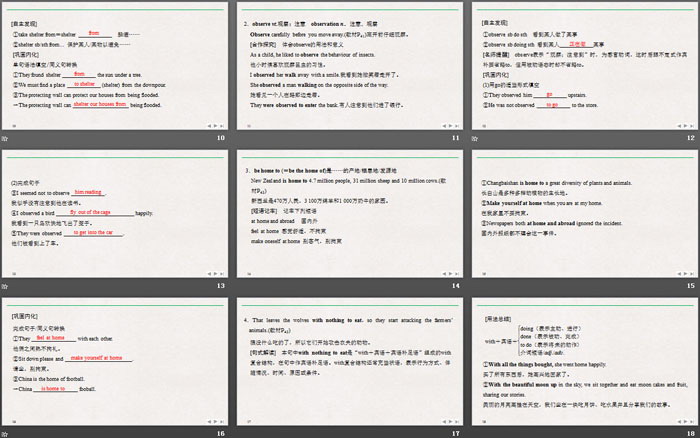 《Huamns and nature》Section Ⅴ PPT