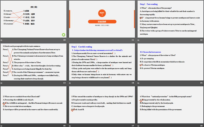 《Wildlife Protection》Period One PPT