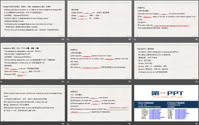 《Wildlife Protection》SectionⅠ PPT课件