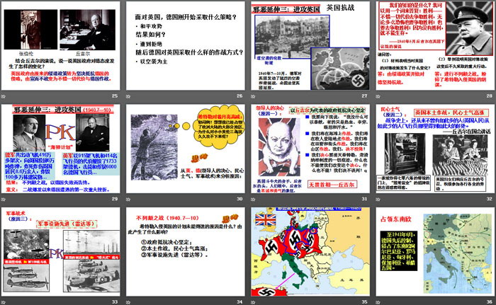 《大战的爆发》中国抗日战争与世界反法西斯战争PPT