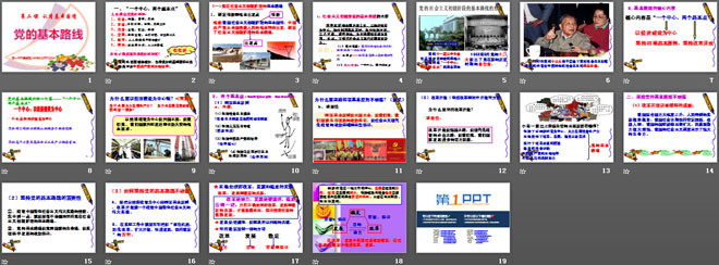 《党的基本路线》认清基本国情PPT课件