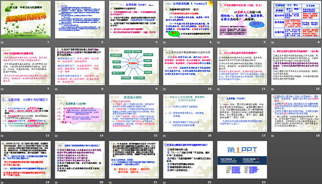 《弘扬和培育民族精神》中华文化与民族精神PPT课件5