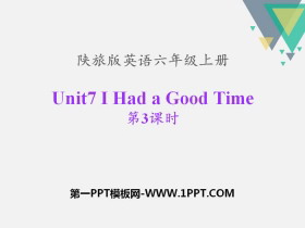 《I Had a Good Time》PPT下载
