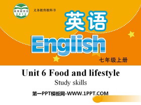 《Food and lifestylee》Study skillsPPT
