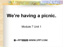 《We're having a picnic》PPT课件