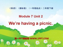 《We're having a picnic》PPT课件2