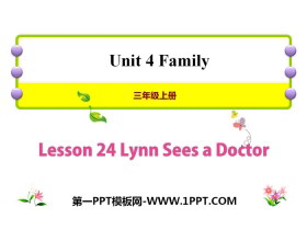 《Lynn Sees a Doctor》Family PPT课件