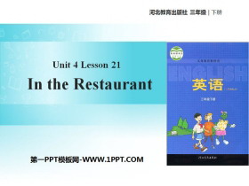 《In the Restaurant》Food and Restaurants PPT课件