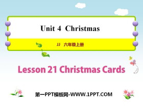 《Christmas Cards》Christmas PPT教学课件