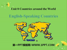 《English-Speaking Countries》Countries around the World PPT免费课件