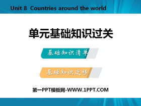 《单元基础知识过关》Countries around the World PPT