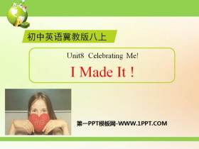 《I Made It!》Celebrating Me! PPT下载