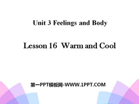 《Warm and Cool》Feelings and Body PPT