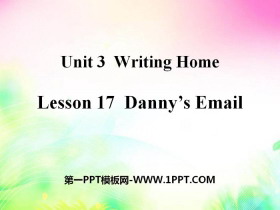 《Danny's Email》Writing Home PPT