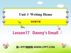 《Danny's Email》Writing Home PPT课件
