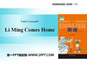 《Li Ming Comes Home》Did You Have a Nice Trip? PPT教学课件