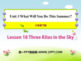 《Three Kites in the Sky》What Will You Do This Summer? PPT课件
