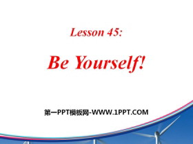 《Be Yourself!》Celebrating Me! PPT教学课件