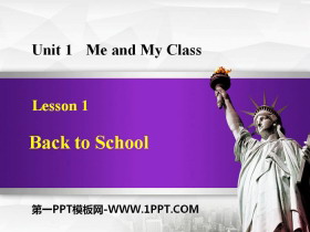 《Back to School》Me and My Class PPT课件下载