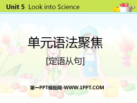 《单元语法聚焦》Look into Science! PPT