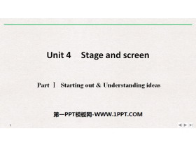 《Stage and screen》PartⅠ PPT