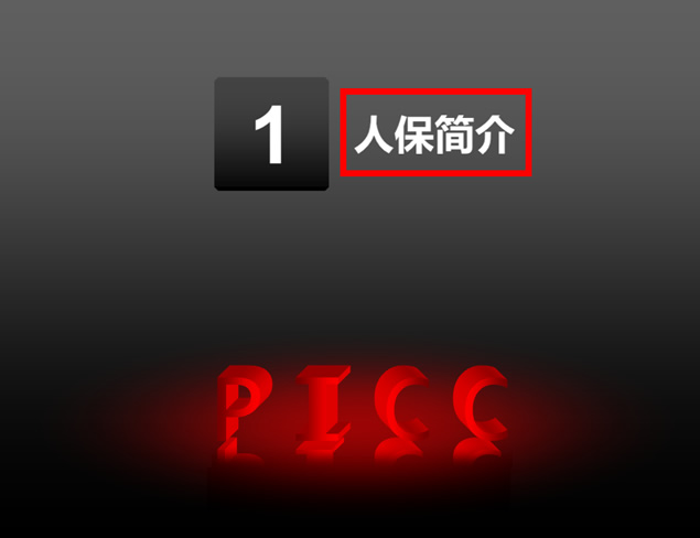 PICC车险业务介绍ppt模板