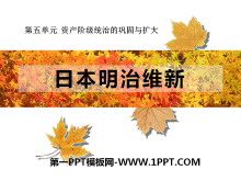 《日本明治维新》资产阶级统治的巩固与扩大PPT课件