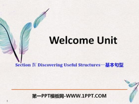 《Welcome Unit》Discovering Useful Structures PPT
