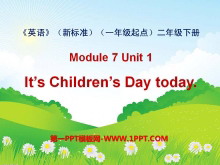 《It's Children's Day today》PPT课件4