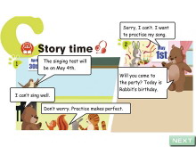 《When is Easter?》story time Flash动画课件