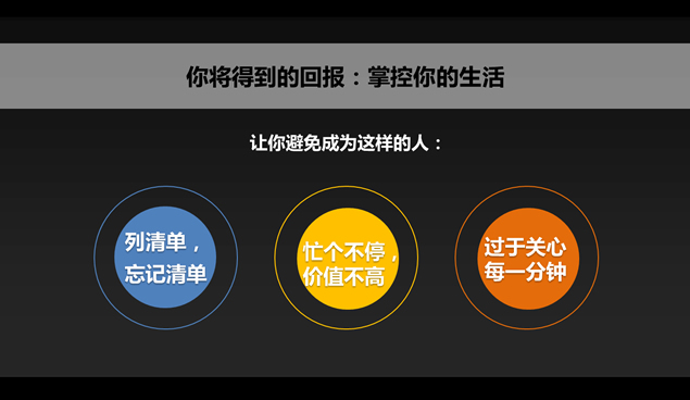 如何掌握自己的时间和生活——商务培训PPT模板2