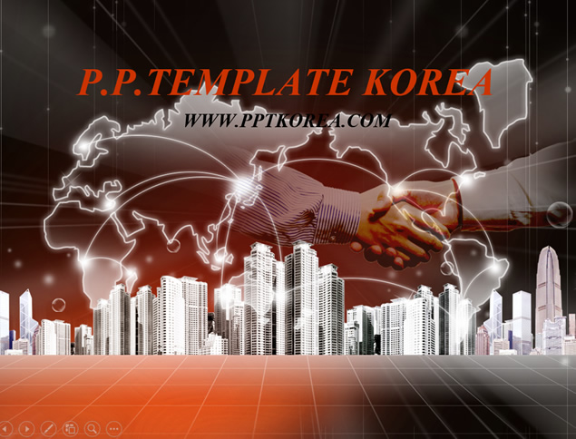 全球贸易合作质感商务ppt模板
