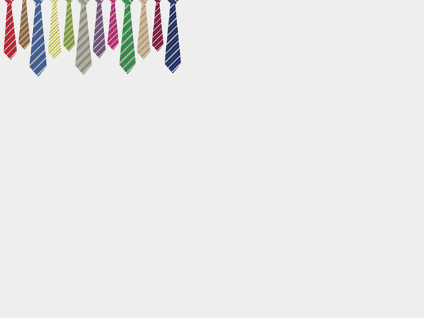 彩色领带商务PPT模板2