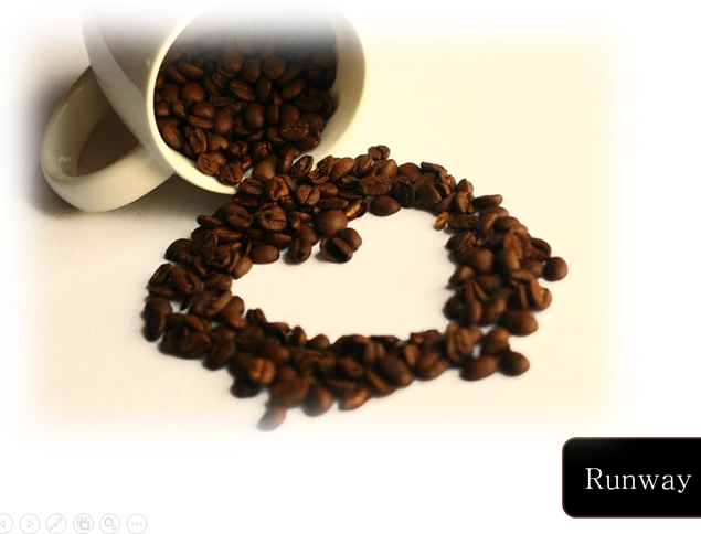 爱心咖啡——咖啡主题简约商务风ppt模板