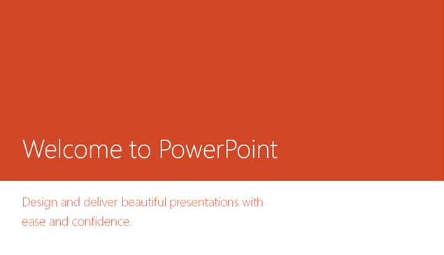 微软PowerPoint 2013官方ppt模板1
