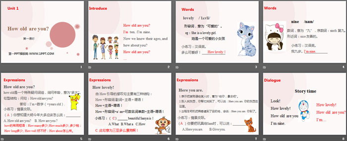 《How old are you?》PPT(第一课时)