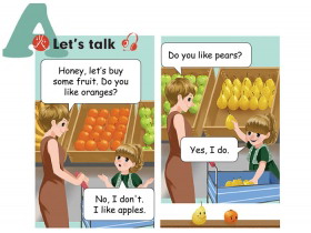 《Do you like pears?》Lets talk Flash动画课件