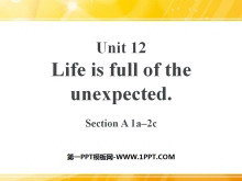 《Life is full of unexpected》PPT课件4