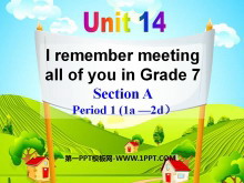 《I remember meeting all of you in Grade 7》PPT课件2