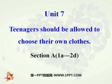 《Teenagers should be allowed to choose their own clothes》PPT课件13