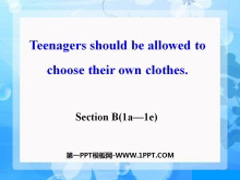 《Teenagers should be allowed to choose their own clothes》PPT课件16