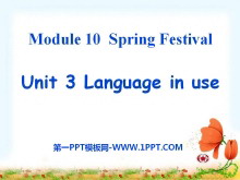 《Language in use》Spring Festival PPT课件