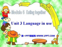 《Language in use》Eating together PPT课件