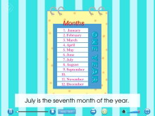 《July is the seventh month》Flash动画课件