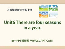 《There are four seasons in a year》PPT课件