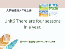 《There are four seasons in a year》PPT课件3