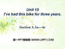 《I've had this bike for three years》PPT课件8